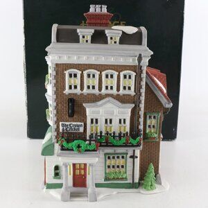 Department 56 NIB VINTAGE Dickens Village CROWN & CRICKET INN, #57509, 1992